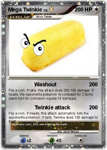 Pokemon Mega Twinkie