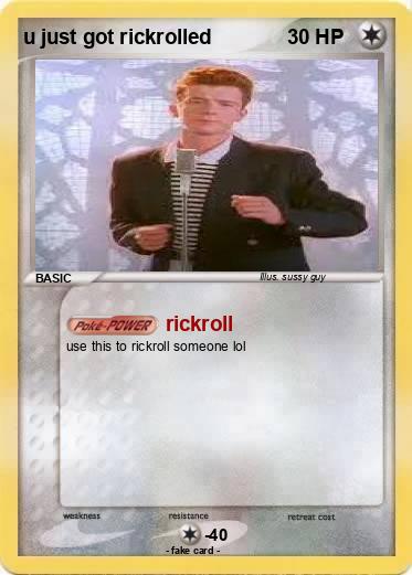 Pokemon u just got rickrolled