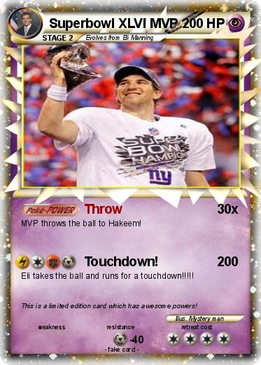 Pokemon Superbowl XLVI MVP
