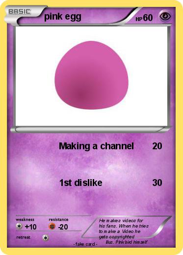 Pokemon pink egg