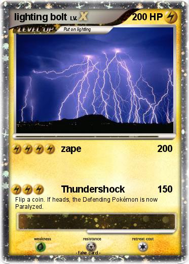 Pokemon lighting bolt