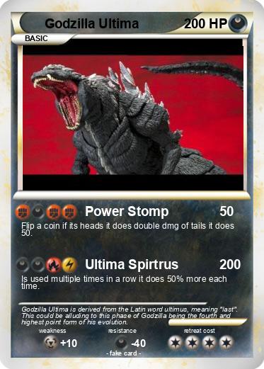 Pokemon Godzilla Ultima