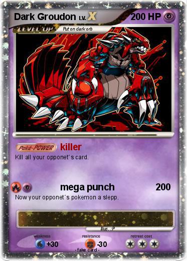 Pokemon Dark Groudon