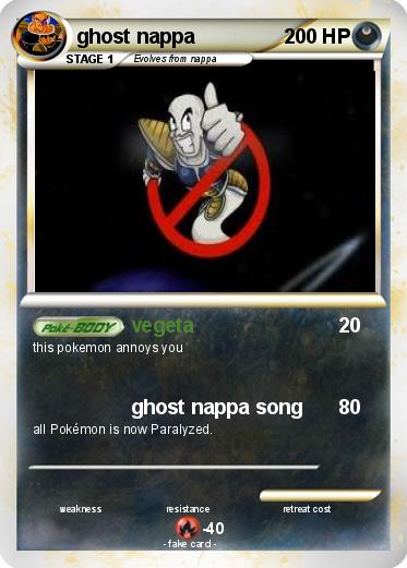 Pokemon ghost nappa