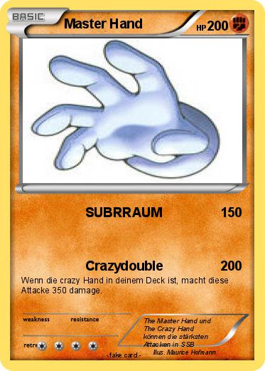 Pokemon Master Hand