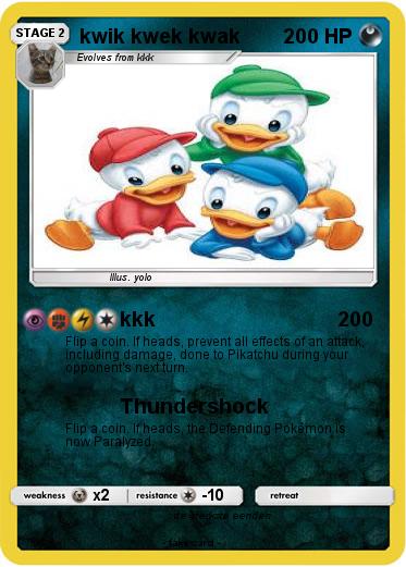 Pokemon kwik kwek kwak