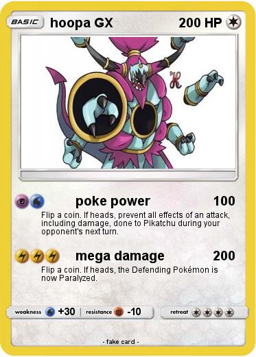 Pokemon hoopa GX