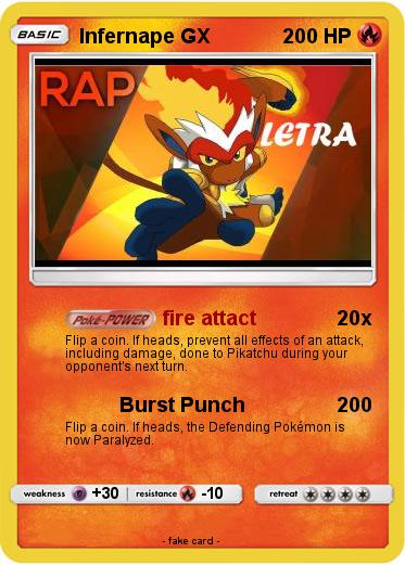 Pokemon Infernape GX