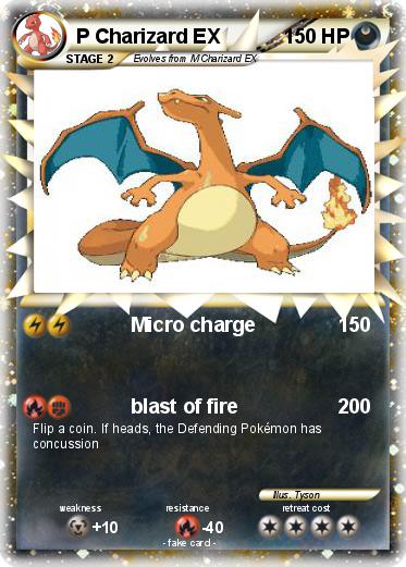 Pokemon P Charizard EX