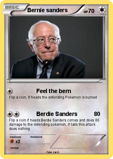 Pokemon Bernie sanders