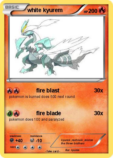 Pokemon white kyurem