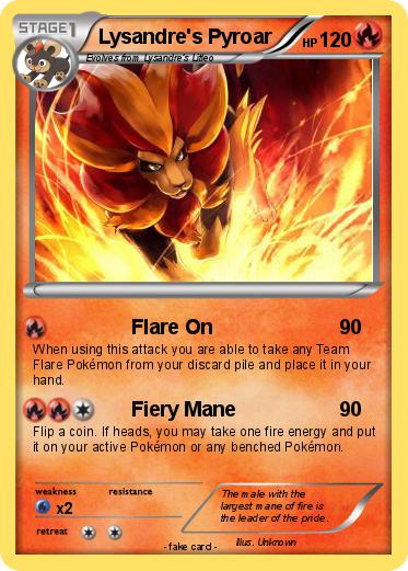 Pokemon Lysandre's Pyroar