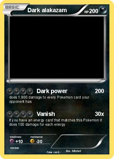 Pokemon Dark alakazam