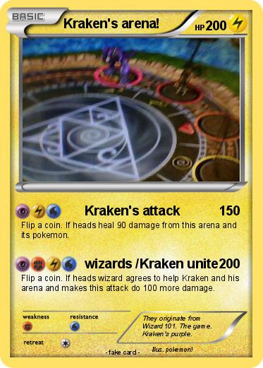 Pokemon Kraken's arena!