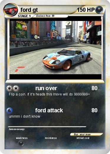 Pokemon ford gt