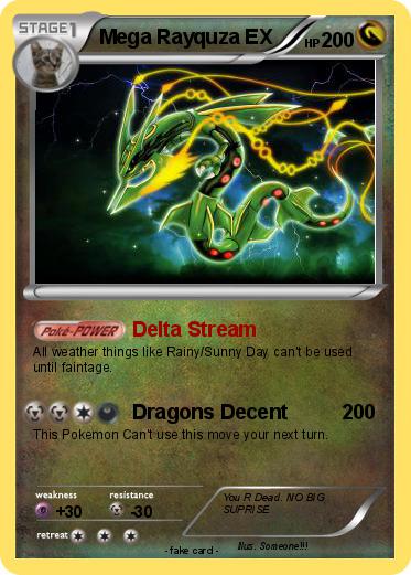 Pokemon Mega Rayquza EX