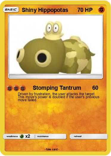 Pokemon Shiny Hippopotas
