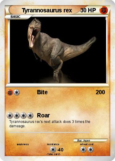 Pokemon Tyrannosaurus rex