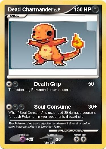 Pokemon Dead Charmander
