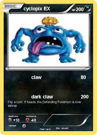 Pokemon cyclopix EX