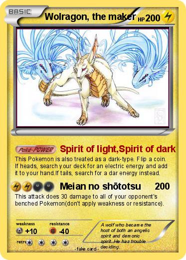 Pokemon Wolragon, the maker