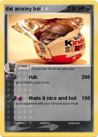 Pokemon dat ainsley boi