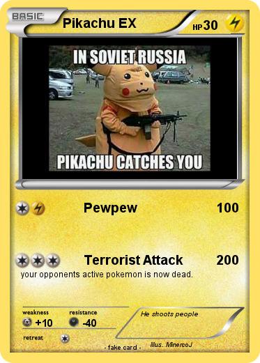 Pokemon Pikachu EX