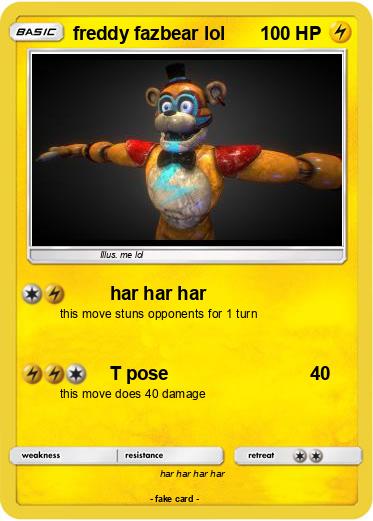 Pokemon freddy fazbear lol