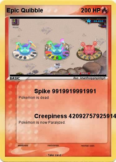 Pokemon Epic Quibble
