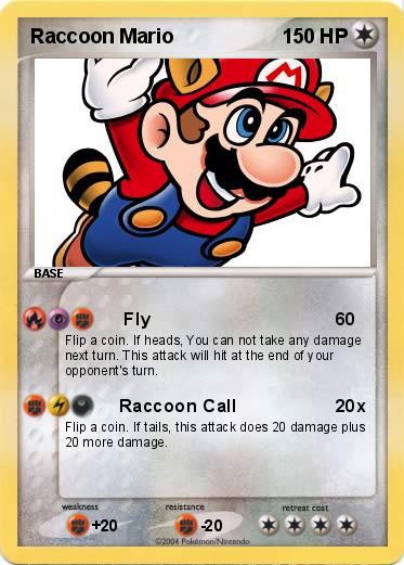 Pokemon Raccoon Mario
