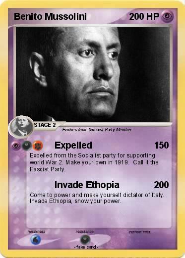 Pokemon Benito Mussolini