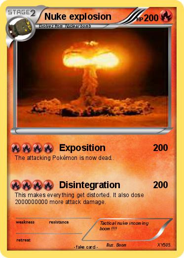 Pokemon Nuke explosion
