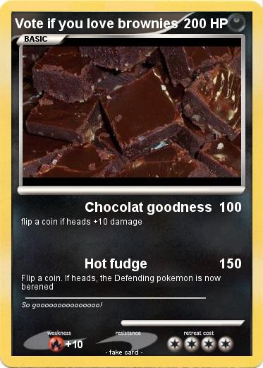 Pokemon Vote if you love brownies