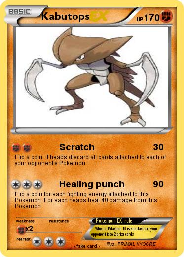 Pokemon Kabutops