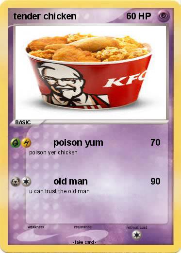 Pokemon tender chicken