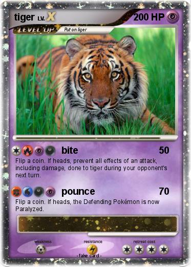 Pokemon tiger