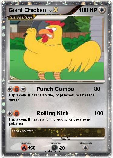 Pokemon Giant Chicken