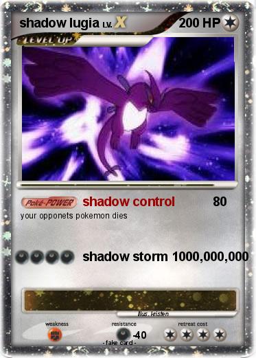 Pokemon shadow lugia