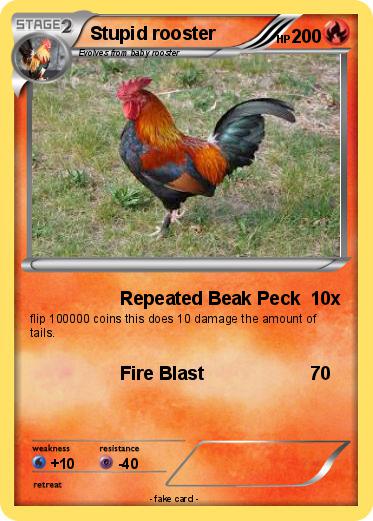 Pokemon Stupid rooster