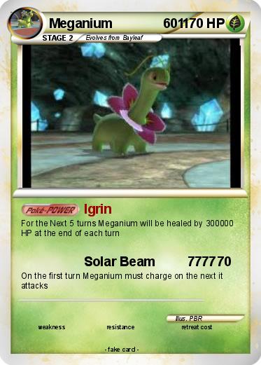 Pokemon Meganium              601