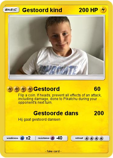 Pokemon Gestoord kind