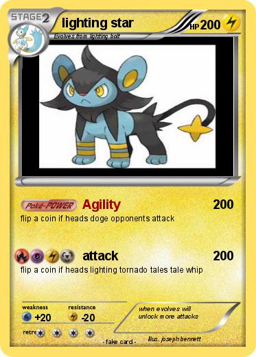 Pokemon lighting star