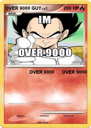 Pokemon OVER 9000 GUY