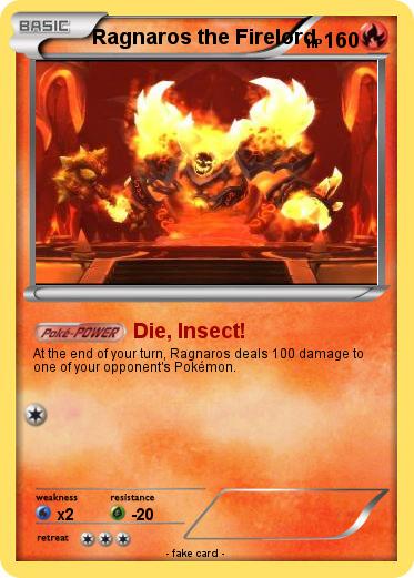 Pokemon Ragnaros the Firelord