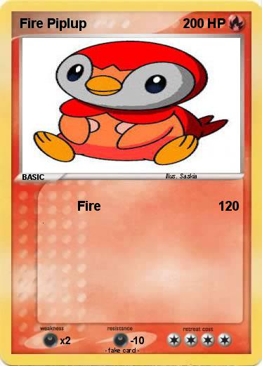 Pokemon Fire Piplup