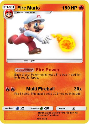 Pokemon Fire Mario