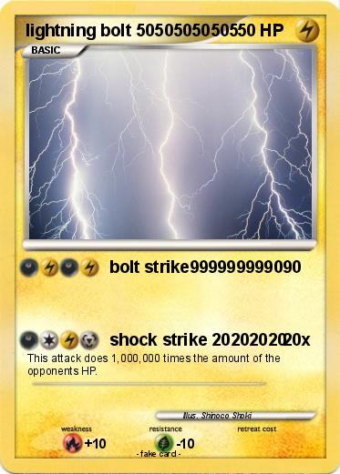 Pokemon lightning bolt 50505050505