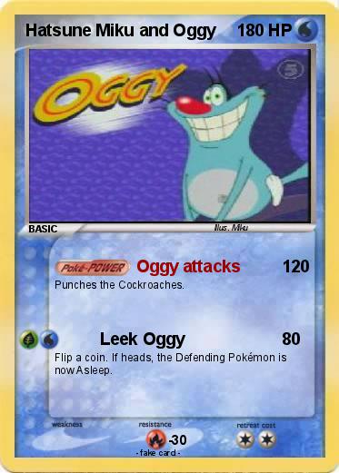 Pokemon Hatsune Miku and Oggy