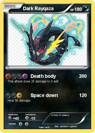 Pokemon Dark Rayqaza