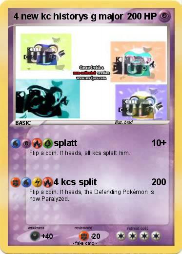 Pokemon 4 new kc historys g major